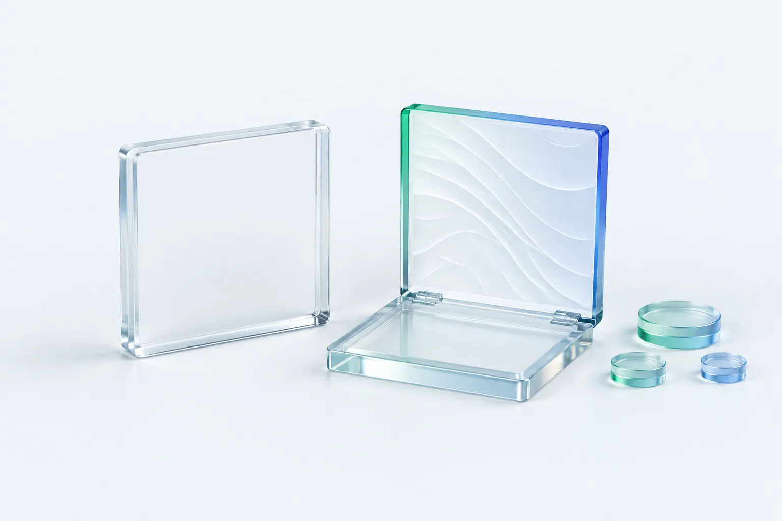Two glass plaques side by side, one sealed shut and one open, representing what the Microsoft 365 G7 announcement states and what it leaves unsaid.